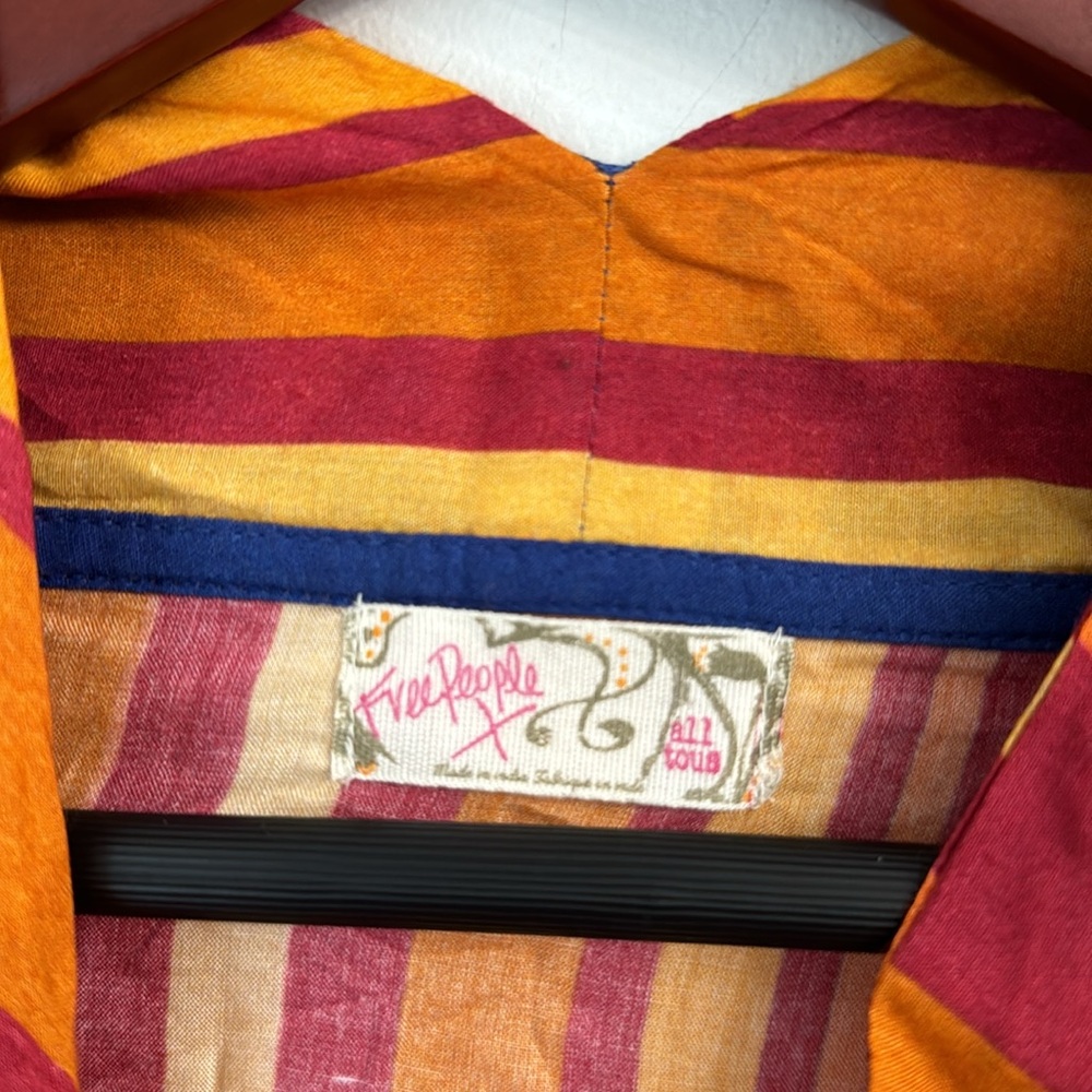 Free people all tous Colorful Striped Floral Kimono - Picture 9 of 14